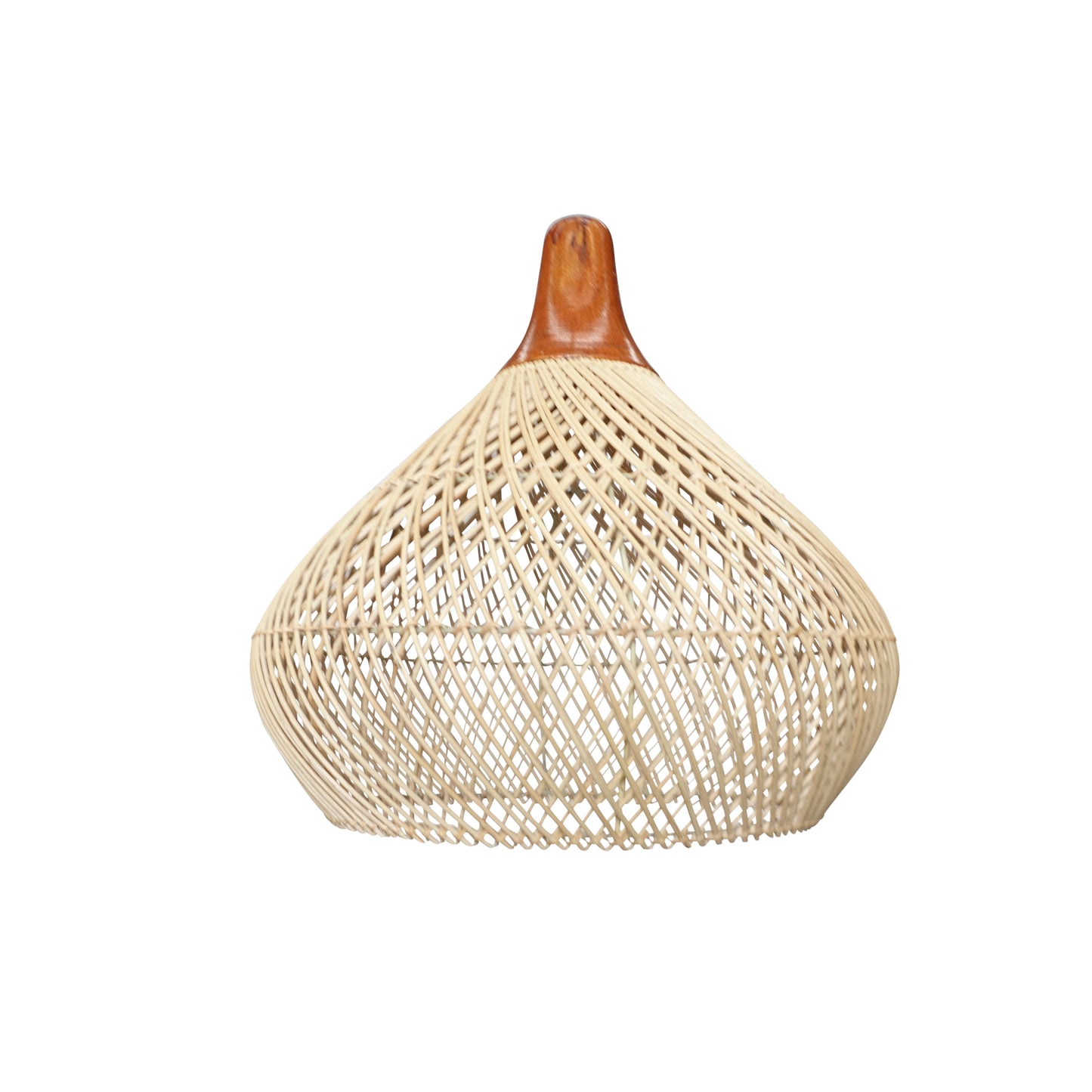 Rattan Bottle Lightshade