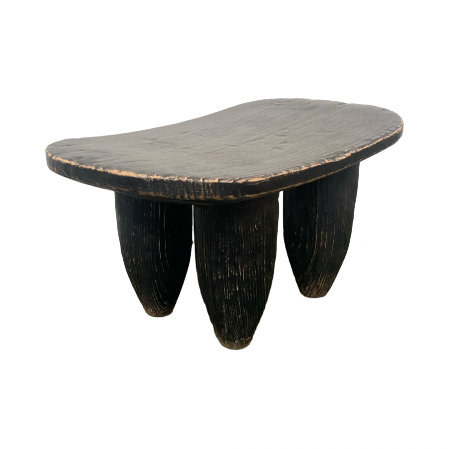 Oriental Rustic Stool Black