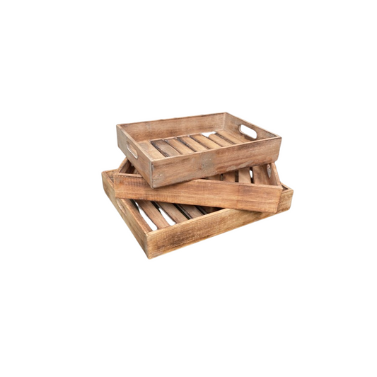 Wooden Natural Tray -3 Sizes