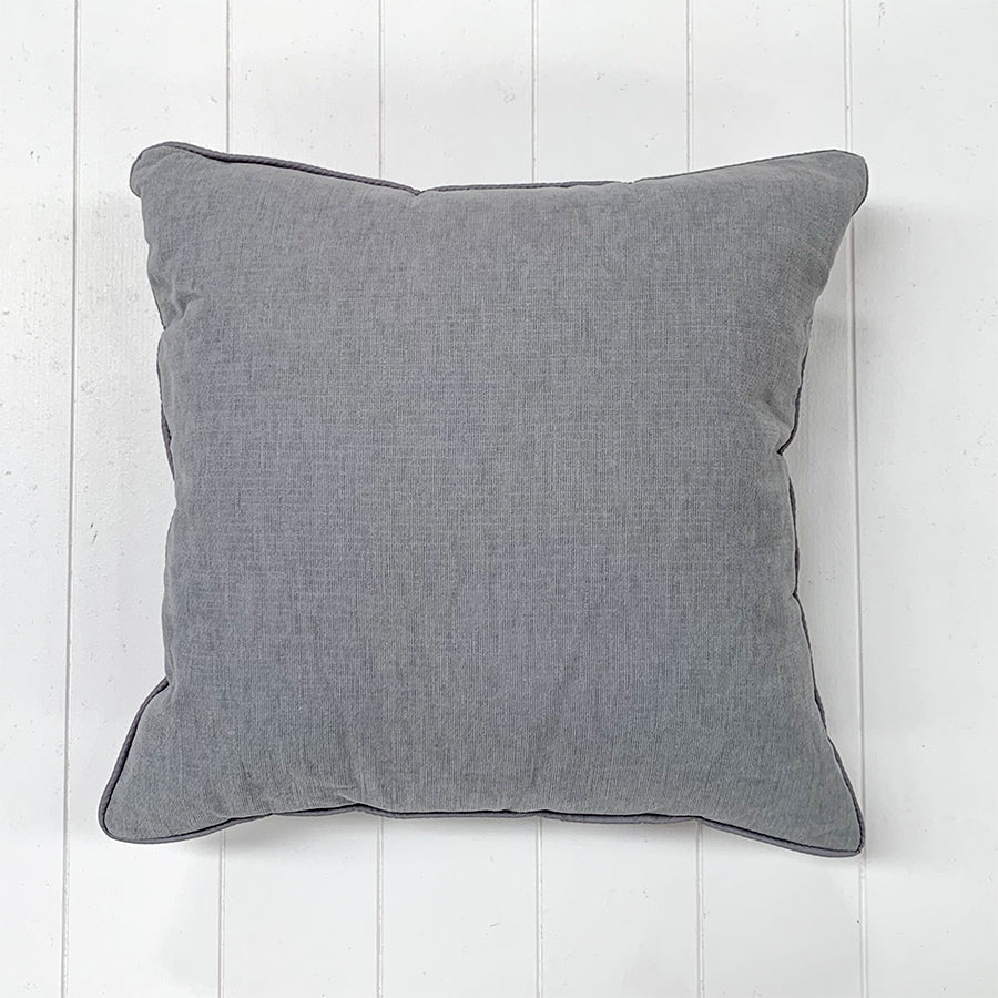 Never Light Grey Cushion