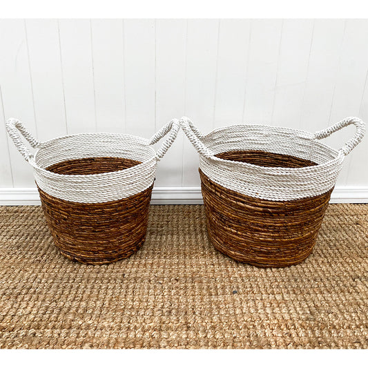 Two Tone Basket -2 Sizes