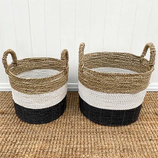 Three Tone Basket -2 Sizes