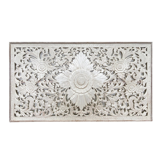 Carved Panel 100x180 Whitewash