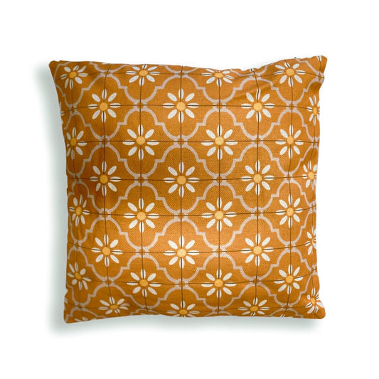 Orange Flower Cushion