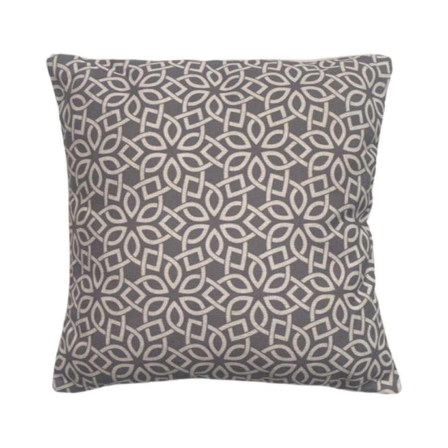 Grey Geo Cushion
