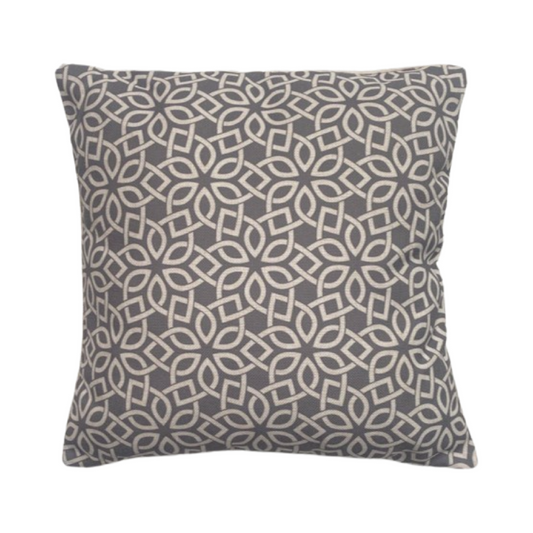 Grey Geo Cushion