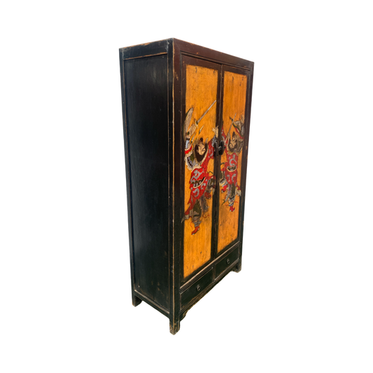 Oriental Painted Cabinet