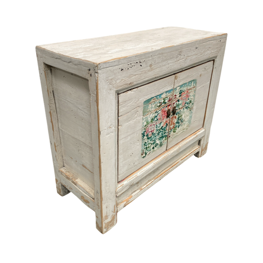 Oriental Painted Cabinet