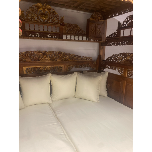 Indonesian Carved Daybed