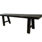 Oriental Black Bench Seat