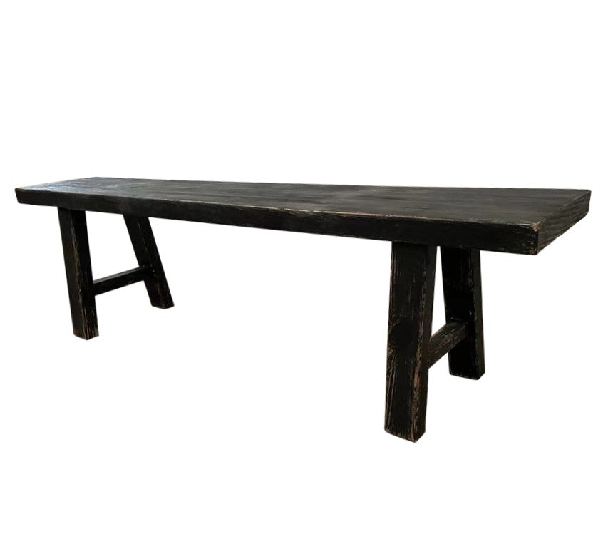 Oriental Black Bench Seat