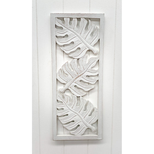Carved Panel 20x50 Whitewash