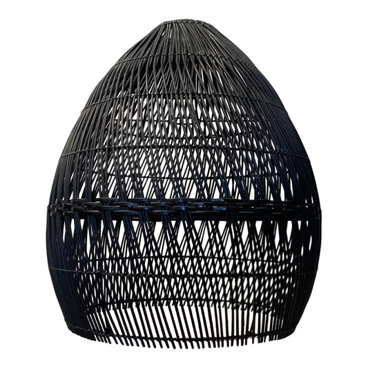 Maldive Rattan Lightshade Black