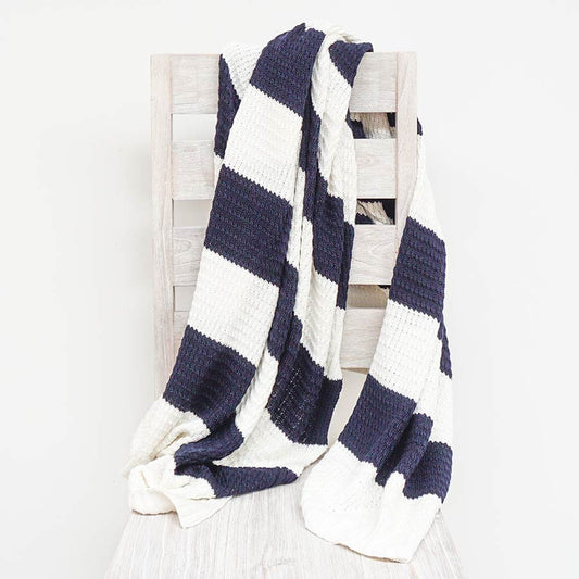 navy-stripe-cotton-throw