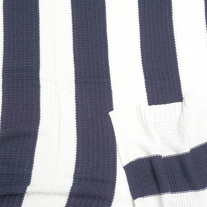 navy-stripe-cotton-throw