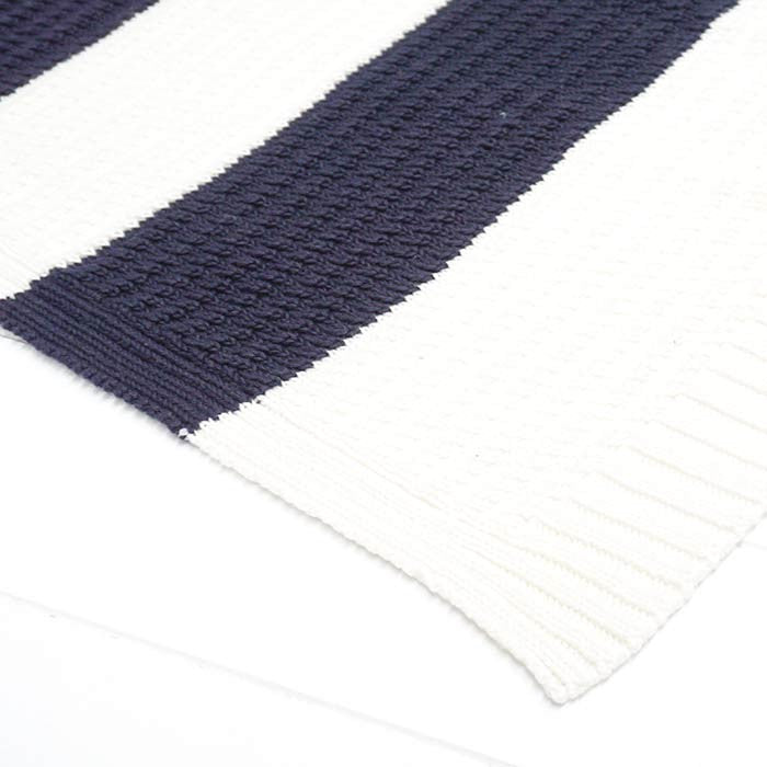 navy-stripe-cotton-throw