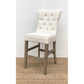 Ellie Fabric Barstool Ivory